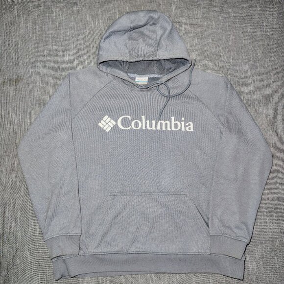 Columbia Hoodie Sweatshirt Women's Size XL Blue Script Logo - Picture 10 of 10